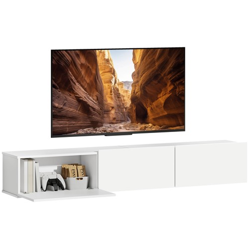 Homcom mobile porta fino - tv, a