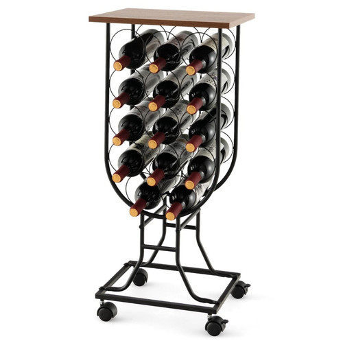 Portabottiglie per vino - portabottiglie, con