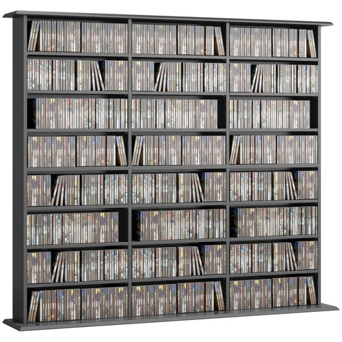 Homcom mobile porta dvd - porta, cd/dvd