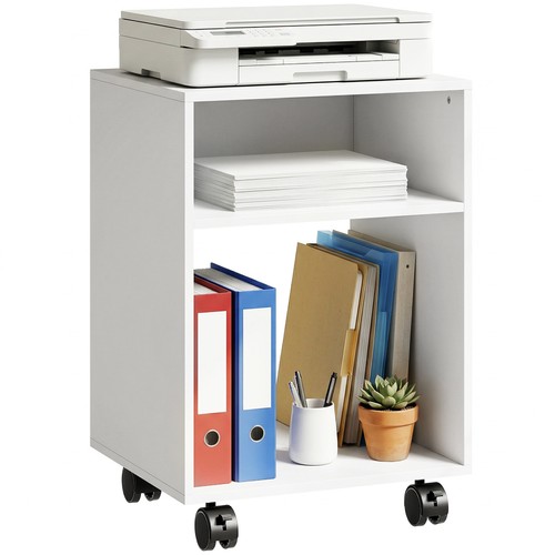 Homcom mobile porta stampante - mobile,