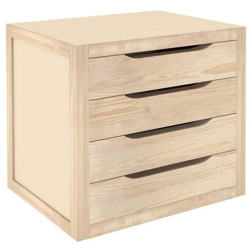 Cassettiera legno pino - legno,